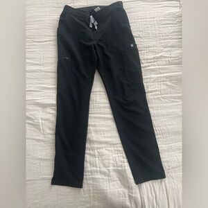 Figs Yola Black Scrub Pants